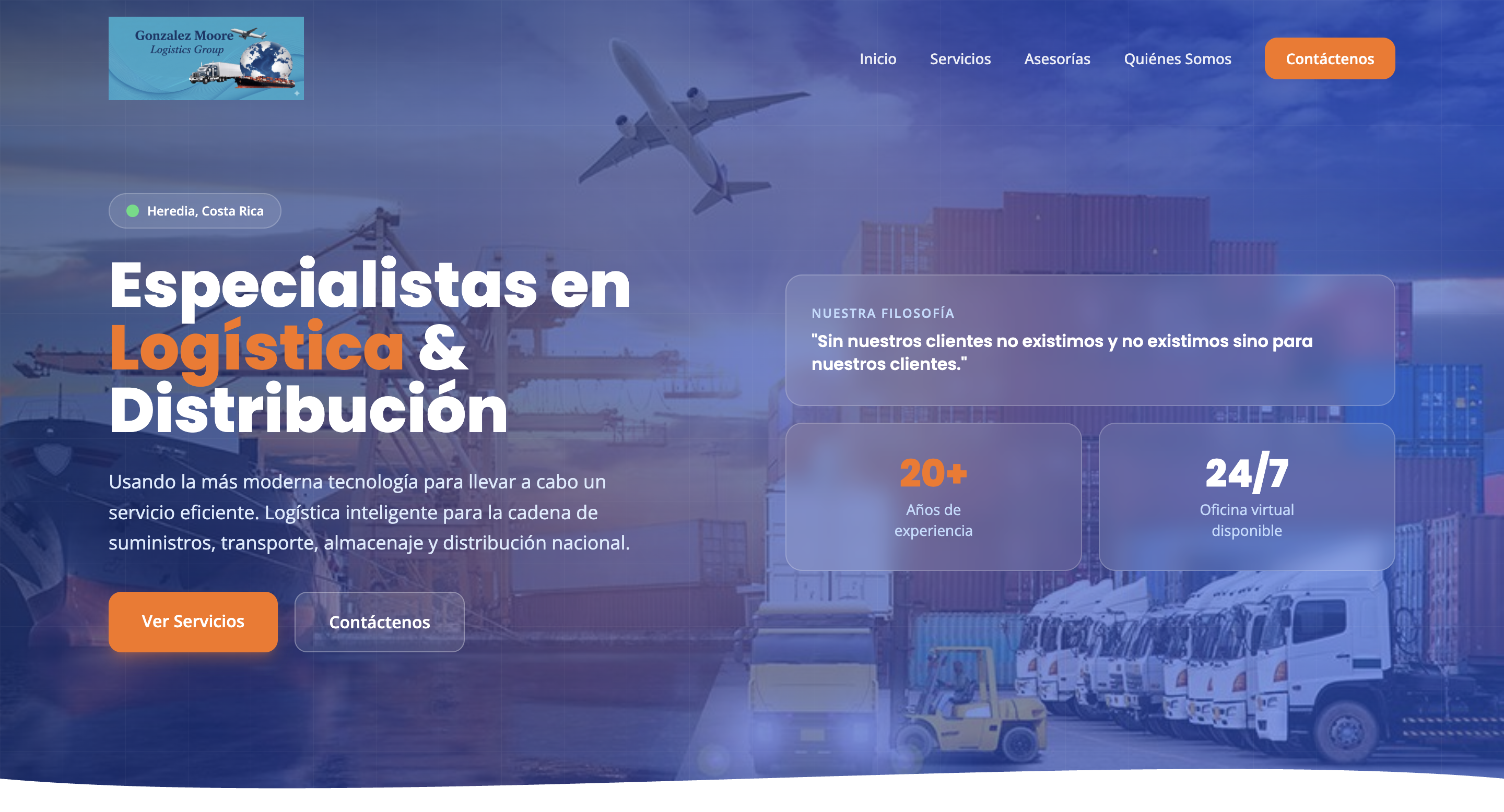Sitio web González Moore